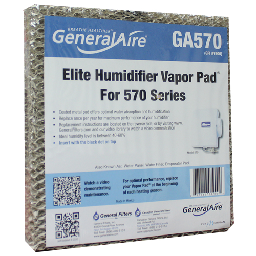 Generalaire 10x10x2 GA 570 Humidifier Pad